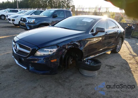 2015 Mercedes-Benz Cls 400 4Matic z USA, uszkodzony, nr VIN WDDLJ6HB6FA157950